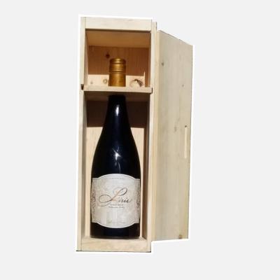 China Wholesale Stocked DIY Unfinished Raw Wooden Wine Storage Box Crate Wine Box for sale