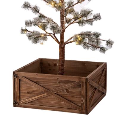 China Traditional Wholesale Flower Cover Stand Collection Lakeside Plant Box Foldable Christmas Tree Decorations for sale