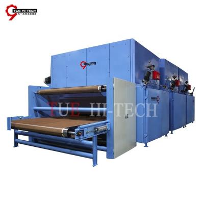 China New Nonwoven Gas Heating Double Belt Thermal-Bonding Oven For Hard Mattress for sale