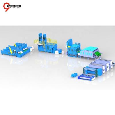 China Nonwoven Needle Punched Felt Production Line Geotextile Fabric Production Line Used For River Bank And Road Construction for sale