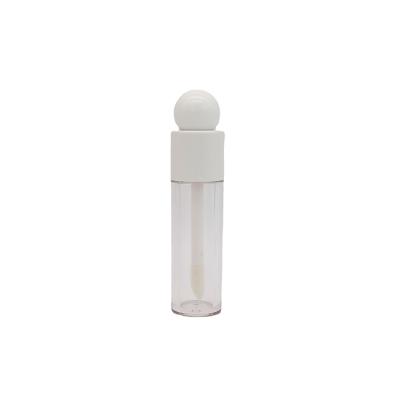 China Factory direct PETG lip gloss AS lip balm round lid clear lip gloss bottle for cosmetic packaging for sale