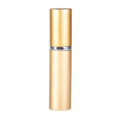 China 10ml Refillable Red Black Gray Refillable Perfume Metal Gold Aluminum Perfume Atomizer Spray Bottle for sale