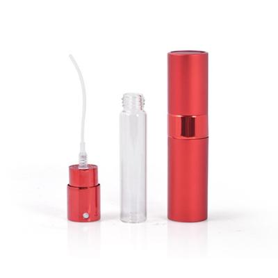 China Portable Refillable Perfume 8ML Mini Spray Bottle Empty Refillable Atomizer For Travel Pocket Cologne Liquid Sprayer for sale