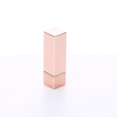 China Modern OEM Cosmetics Square Pink Empty Lipstick Tube Container Luxury for sale