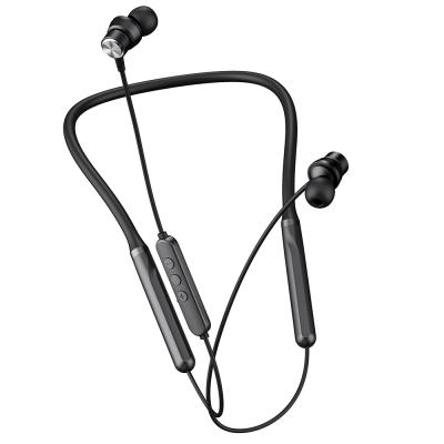 China Long Play Wireless Top Time Sports Neckband Amazon Sale Battery Earphone Stereo Neckband Double In Ear Wireless Earphone For Phone for sale