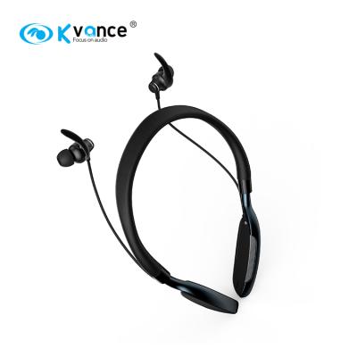 China neckband Aptx hd game time 5c fast charging type C IPX5 long earbuds sports leather neckband wireless running earphone with qcc3034 chip for sale