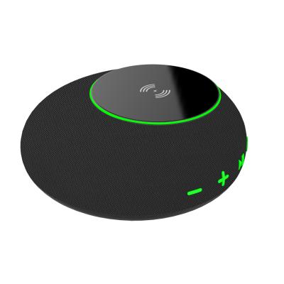 China Mini PORTABLE Portable Wireless Charging Power Bank Speaker With Microphone for sale