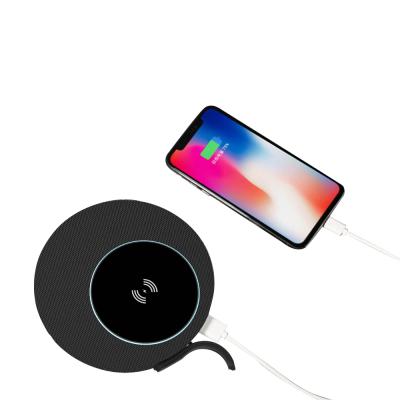 China Wireless Charger For Mobile Phone Multifunctional OEM QI Led BT Lightweight Super Bass Outdoor Super Bass Radio Charging Power Bank Stereo Portable Mini Speaker for sale