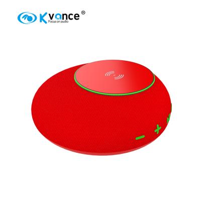 China New Custom Waterproof Mobile High Fidelity Bass Mobile Phone OEM IPX5 Small Mini Outdoor Led Portable Wireless Charger Speaker With Powerbank for sale