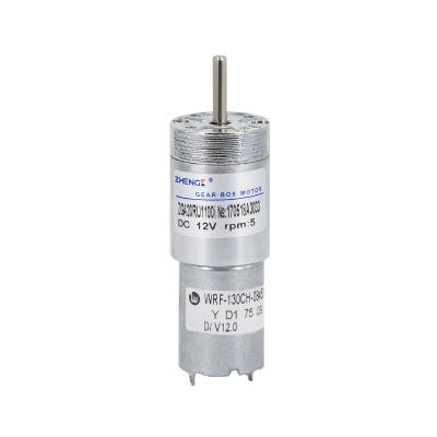 China Mahjong table ZHENGKE HIGH SPEED SMALL 12v DC speed motor ZGA20RU 20mm diameter 30RPM 0.5KG.CM for sale