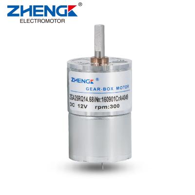 China Mahjong table ZHENGKE 6v DC electric motor ZGA25RQ 865RPM 20G.cm HIGH SPEED RATIO 1/6 25MM for sale