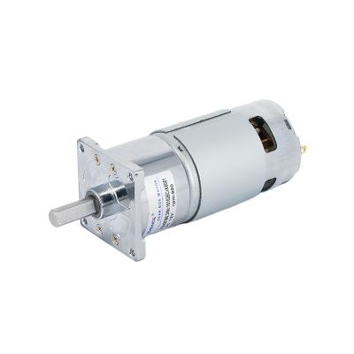 China Mahjong table 24v DC gear motor ZGA42FM 42mm diameter HIGH TORQUE 80RPM 9KG.CM for sale