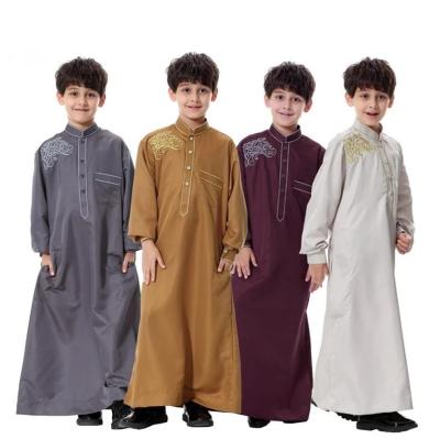 China Muslim Arab Clothing Plus Size Abaya Middle East Teenage Long Sleeve Abaya Muslim Arabic Long Dress Boys Size Islamic Clothing Mens Longs for sale