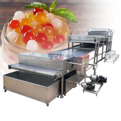 China Commercial Hot Selling Automatic Crystal Jelly Balls Making Machine Popping Boba Agar Production Line For Bubble Tea for sale