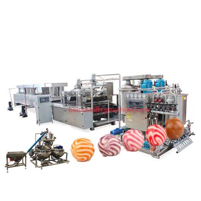 China food & Beverage Factory Automatic Lollipop Making Machine Price Candy Machine Lollipop Production Line for sale