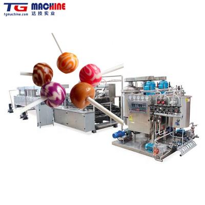 China food & Automatic Beverage Factory Ball Shape Lollipop Making Machine Price Candy Machine Lollipop Production Line for sale