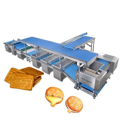 China Factory Service High Quality Automatic Long Biscuit Biscuit Hard Soft Biscuit Production Line for sale