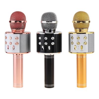 China Good Quality Handheld Radio Microphone Kids Karaoke Handheld Microphone With Speaker Microphone Gift for sale