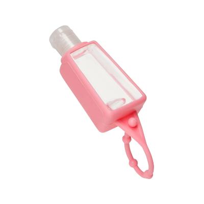 China Mini Silicone Hand Squeeze Lotion Bottle 30ml Empty Plastic Squeeze Alcohol Gel Bottle for sale