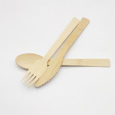 China China Eco-Friendly Manufacturer Disposable Bamboo Cutlery Set Spoon Eco Cutlery for sale