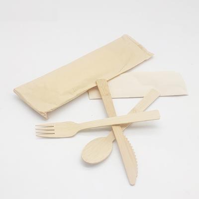 China Eco Friendly Bulk Disposable Biodegradable Bamboo Cutlery for sale