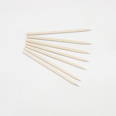 China High Quality Disposables Easily Cleaned Accept Logo Bamboo Kebab Flat Skewers Customized For BBQ for sale