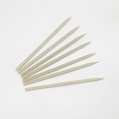 China China wholesale easily cleaned natural flat bamboo skewers turkish flat kebab sticks for barbecue use for sale