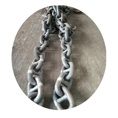 China Marine Anchor Chain Cast Steel 52mm Marine Anchor Chain Stainless Steel Parts for sale