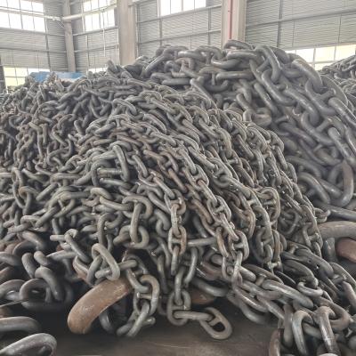 China MARINE BOAT BOAT ANCHOR CHAIN ​​FOR PORT/STBD MM DIA ANCHOR GRADE 3a STUD LINK STEEL ANCHOR CHAIN for sale