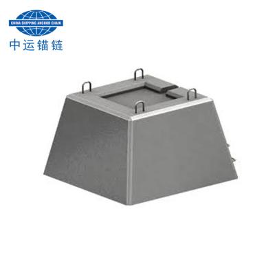 China Offshore Construction Concrete Mooring Plate / Cast Iron Mooring Plates For Mooring System 3 Ton for sale