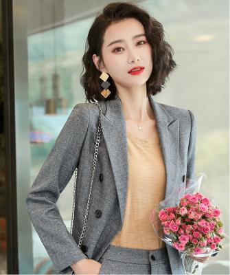 China Anti-wrinkle British style blazer for women temperament women suits two pieces hot sale blazers set ladies women for sale