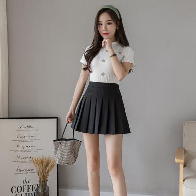 China High waist skirt 2020 new elastic mid length skirt plus size waist was slim pocket skirt women for sale