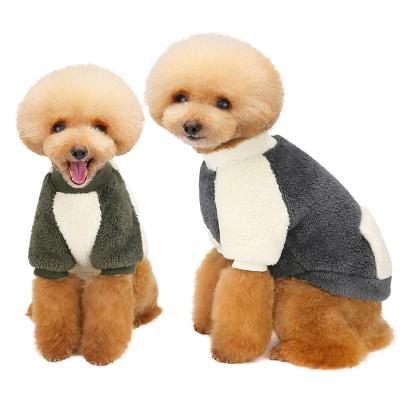 China Factory Hot Wholesale Stocked Newest Winter Dog Coat Custom OEM Pet Clothes Fashion Soft Reversible Fleece Dog Jacket For Bulldog for sale