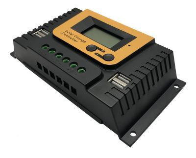 China Charger Controller Suoer High Voltage MPPT Solar Inverter Charge Controller 50A 12v 24v 48v Rohs Max Charger Yellow Light Power Time Work Color GUA for sale