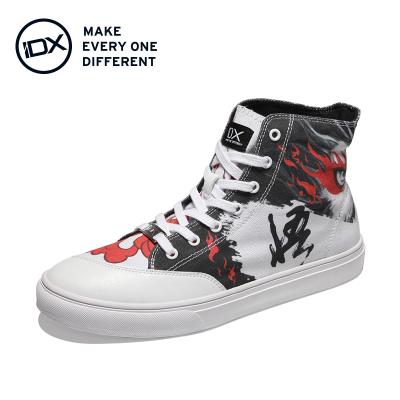 China IDX Anti-slippery hot sale creative casuals for men brand custom mens canvas graffiti shoes for sale