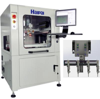 China Full automatic conformal coating machine with camera and barcode scanner Max: W450mm*L450mm for sale