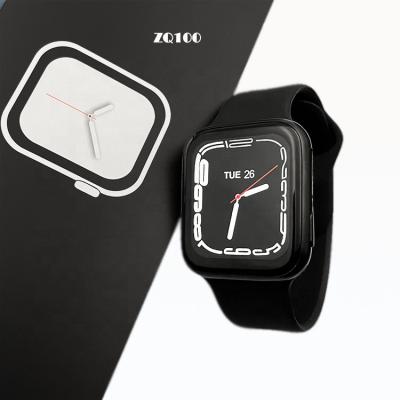 China Wholesale Customizable Rotating Touch Screen Factory Button 7 6 Button Wallpaper ZQ100 Smart Watch Series IWO Reloj Smart Watches for sale