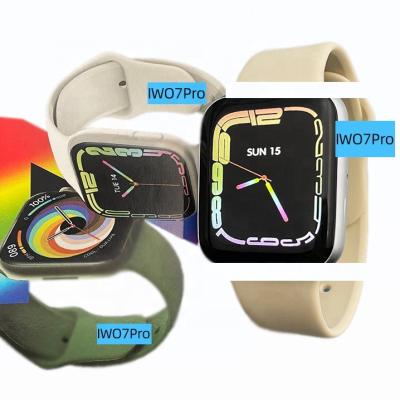 China NEW IWO7PRO Wireless NFC Reloj Charging Full Page IOS Iwo Smart Watch Series Pedometer Touch Screen Health Monitor 7 IWO7 PRO Smartwatch for sale