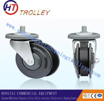 China Three Sides Universal Elevator Casters Shopping Trolley Spare Parts for sale