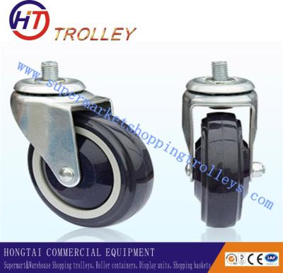 China Universal Blue Casters Medical Bed Shopping Trolley Spare Parts 4