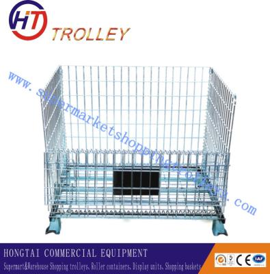 China Foldable Wire Mesh Container for sale