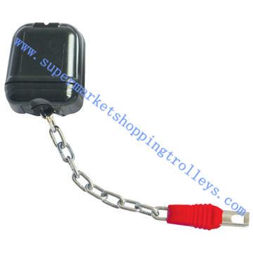 China Zinc Alloy Shopping Cart Spare Parts Supermarket Shopping Trolley Lock for sale