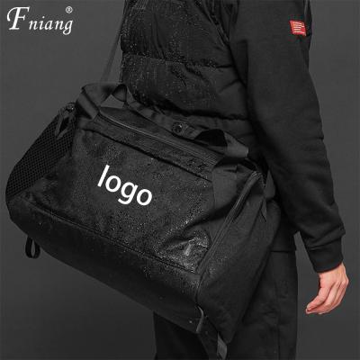 China High Quality Custom Logo Big Capacity Dry Wet Separated Gym Backpacks Waterproof Thickening Nylon Travel Bags Outdoor Sports Handbag for sale