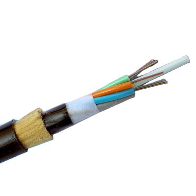 China LOW PRICE ADSS 4 8 24 48 96 FIBER OPTIC CABLES buried HIGH QUALITY 2 CORE 12 SINGLE FIBER CABLES for sale