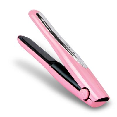 China Professional Hot Selling Cordless Car Rose Gold Hair Straightener With CE&ROHS Temperature Control/Adjustable for sale