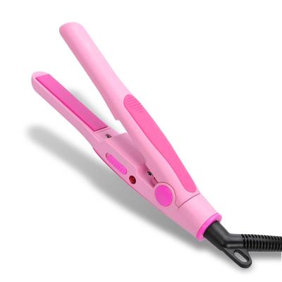 China Household Brown Mini Hair Straightener Flat Iron for sale