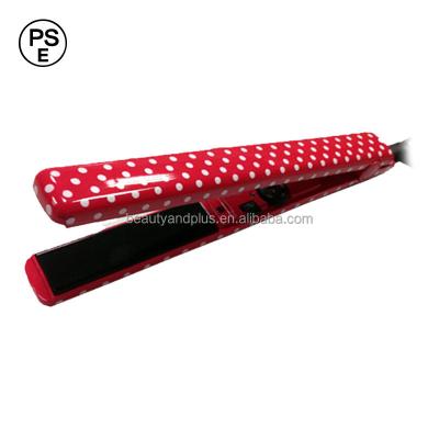 China Glamorous Thin Flat Iron Hotel Hair Straightener Fashion Adjustable Temperature for sale