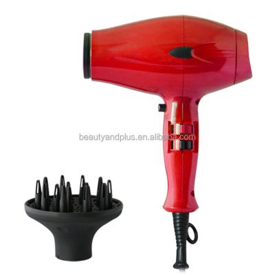 China Ionic Compact Strong Powerful Professional Blow Dryer Mid Size DC AC Motor for sale