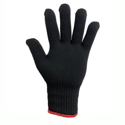 China Dacron Heat Resistant Cotton Anti-heat Hair Glove Private Logo Love For Hair Curler Hair Appliances Premium 5 Finger Heat Protection Glove for sale