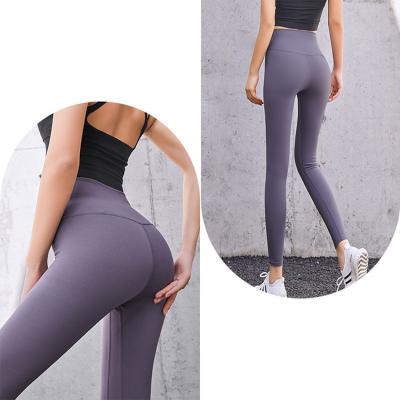 China HQSLP 2021 Breathable Gaiters Cellulite Peach Hip Yoga Pants High Waist Fitness Gaiters Women Workout Lift Up Gaiters for sale